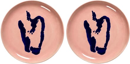 Serax - Ottolenghi Feast - Bord M - Roze/Blauw - 22 Ø - 2 stuks