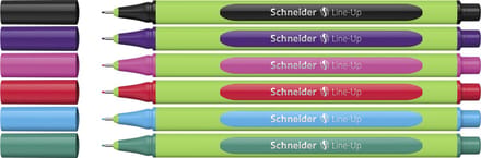 Schneider fineliner - Line-Up - lijnbreedte 0,4mm - 5+1 gratis - S-191086