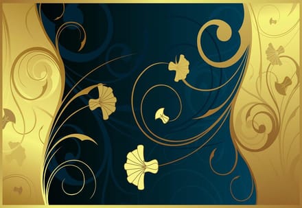 Fotobehang Flowers Abstract | PANORAMIC - 250cm x 104cm | 130g/m2 Vlies