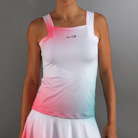 Endless Breeze Tanktop Dames-Neonroze,Wit