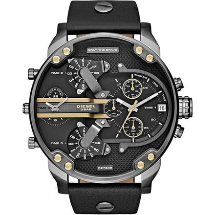 Diesel Mr. Daddy 2.0 Multifunctioneel Zwart Leer