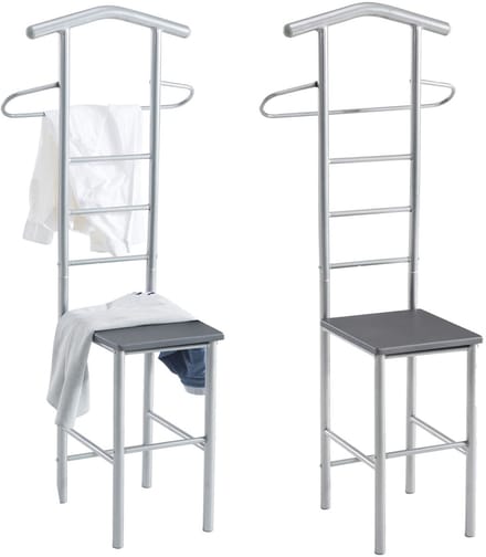 Kledingrek JIVO, set van 2 - grijs