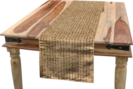 New Bed Egyptisch Oude hiërogliefen Accent Rechthoekige Tafelrunner, 40cm x 180cm