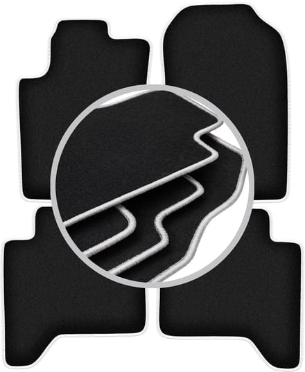 CARLUX-SILVER automatten voor: Ford Ranger pick-up (2012-2019)