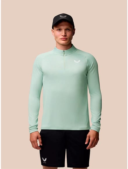 Castore Adapt Sweatshirt Met Halve Rits Groen M Man