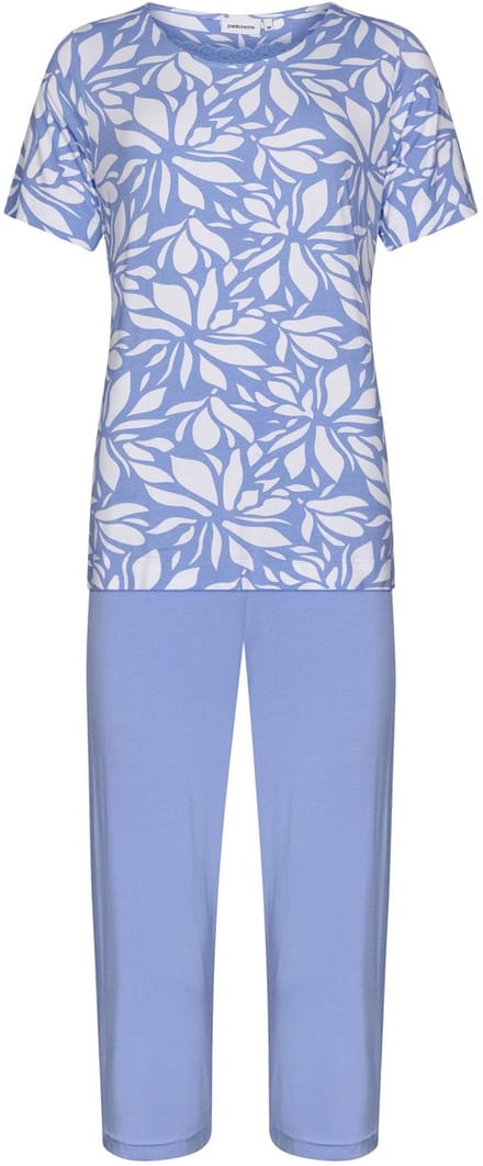 Pastunette Pyjama Soft Blue - Bamboe - Blauw - Maat 46