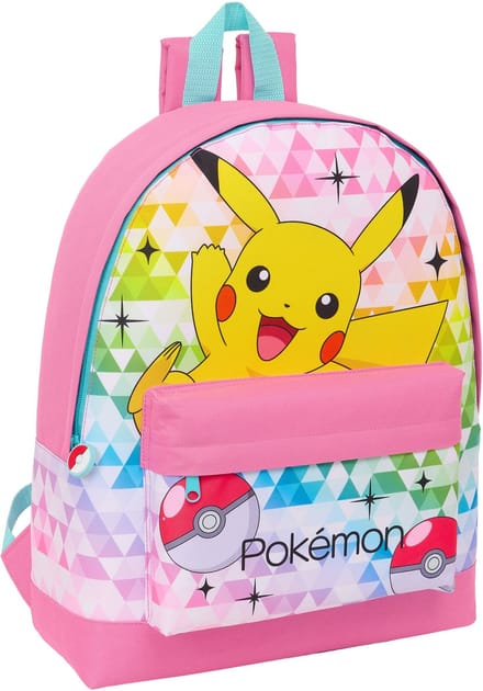Pokémon Rugzak, Pink - 40 x 32 x 12 cm - Polyester