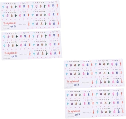Pianotoets Stickers - Keyboard Decals - Beginners Leren - Verwijderbaar Zonder Lijm - 2 Sets - Transparant