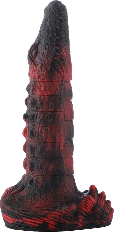 Fantasy Dildo KlicLok® Opzetstuk 22 cm Crocodilly
