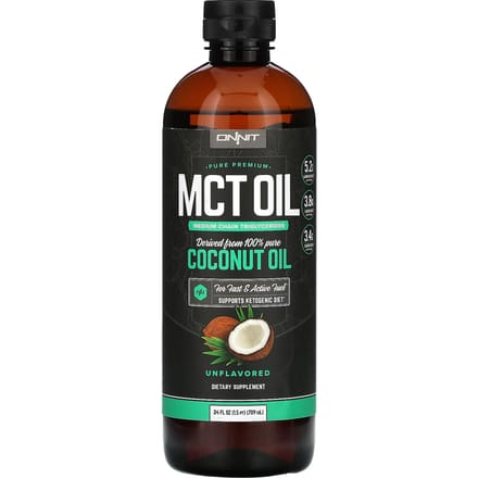 Onnit, MCT-olie, Zonder smaak, 24 fl oz (709 ml)