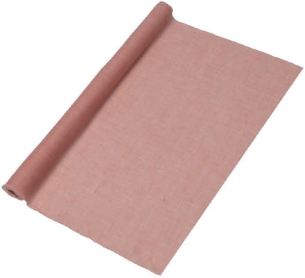 ARTYFETES - Roze mousseline tafelloper 48 cm x 5 m bruiloft en doop