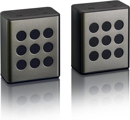 Draagbare Stereo Speakerset met Bluetooth - 2.0 Draadloos Geluid voor Thuis en Onderweg