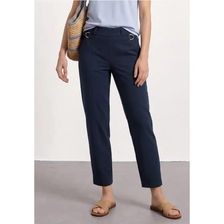 Barrel Leg broek met gespdetail