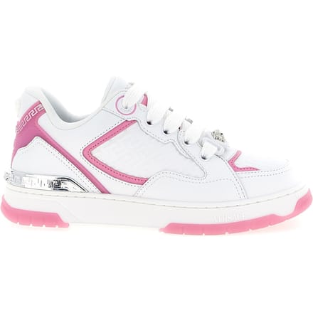 Versace Mehrkleurige Kalfsleer Sport Sneakers