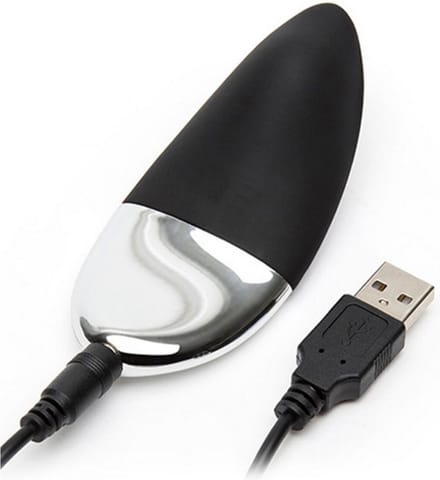 Fifty Shades of Grey Relentless Vibrations Remote Control Panty Vibrator - Zwart/Zilver