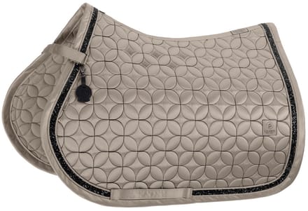 Eskadron Zadeldek Mattgloss Contrast Jewel Platinum 26/27 Full Pale grey