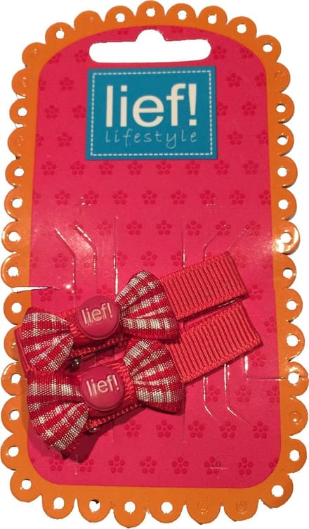Haarklemmen Strikjes Roze - Lief Lifestyle‎‎