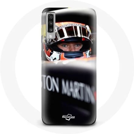 Case voor Samsung Galaxy A70 Formule 1 Max Verstappen Autocoureur