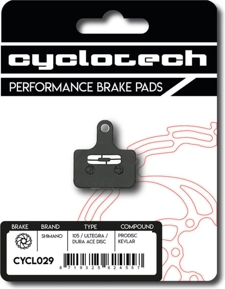 Prodisc Kevlar Remblokken voor TRP Hylex RS Flat mount
