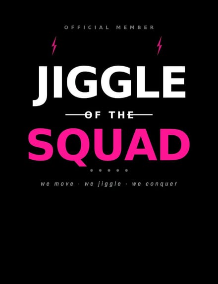 BoldCurves 'Jiggle Squad' Vest met Rits - Maat S