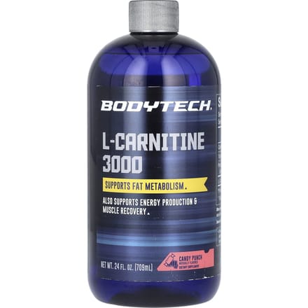 BodyTech, L-Carnitine 3000, Candy Punch, 24 fl oz (709 ml)