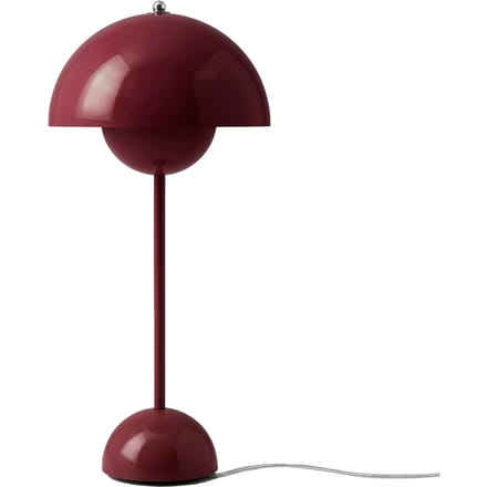 &Tradition Flowerpot VP3 Tafellamp Donkere Pruim