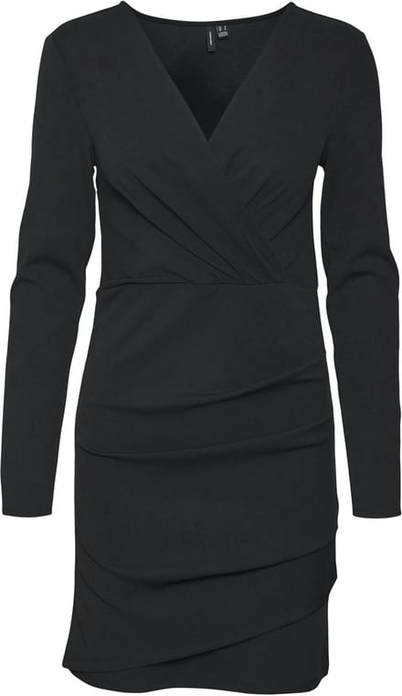 VERO MODA - VMDINNA L/S SHORT DRESS JRS LCS ES - Dames - Maxi jurken