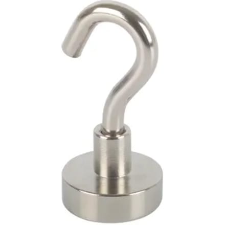 Fix-o-moll Magneet Met Haak - Haak - Neodymium - Diameter 16mm - 2 Stuks