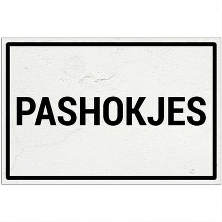 Pashokjes bord | Forex Re materiaal | 45 x 30 cm