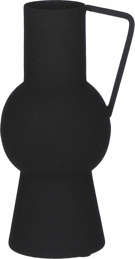 Mica Decorations Mauri Vaas - L13 x B10,5 x H23 cm - Zwart