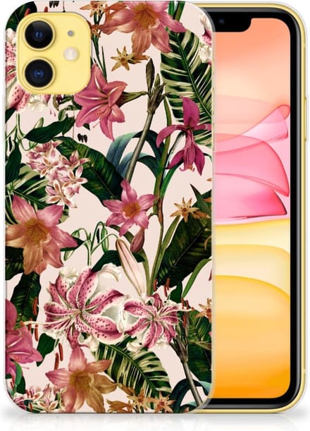 Apple iPhone 11 TPU Case Flowers
