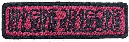 Imagine Dragons - Blurred Logo Patch - Rood/Zwart