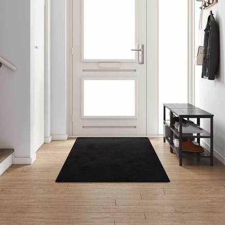 vidaXL - Tapijt - Loper - Zwart - 100 - x - 300 - cm - 100% - Polypropyleen - Tuft