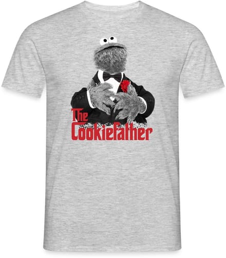 Sesamstraat Koekiemonster The Cookiefather T-Shirt Heren