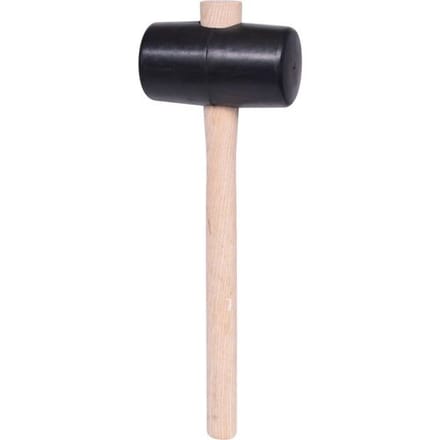 KS Tools Gumihamer 520g - Kwaliteitshamer met Hickory steel