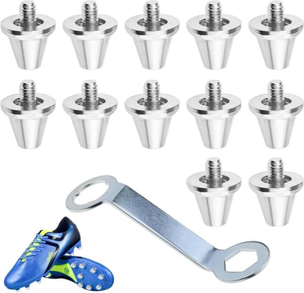 Set van 12 Voetbalstuds voor Schoenen - Compatibel met Nike, Inclusief Studsleutel voor Training en Rugby