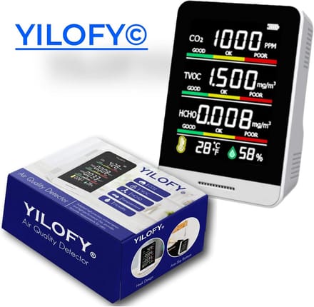 CO2 Meter - Hygrometer - Luchtkwaliteitsmeter - Compact