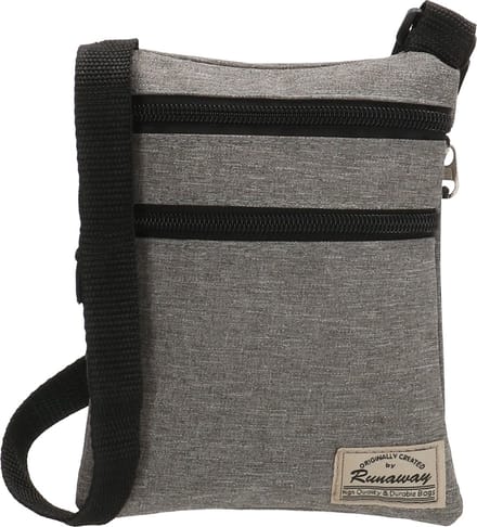 Schoudertas Voor Heren en Dames - Runaway Freetime 17964 - Grijs