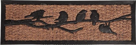 Esschert Design | Deurmat vogels | Rubber en kokosnoot | 75x25cm