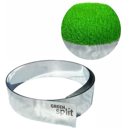 Borderrand afzetlint metaal alu/zink 25 cm x 10 meter | Gazonrand | Kantopsluiting