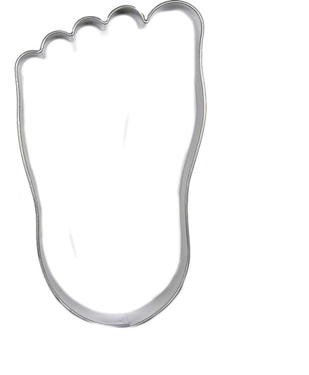 BrandNewCake Uitsteekvorm Voet RVS 8,5cm