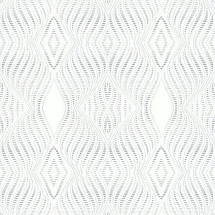 RETRO GLITTER BEHANG WIT ZILVER 2470
