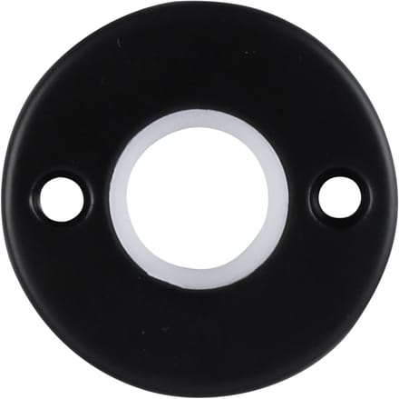 Rondrozet aluminium â€“ zwart
