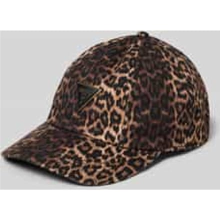Guess Printed Leopard Base Petten Dames - Bruin - Maat ONESIZE