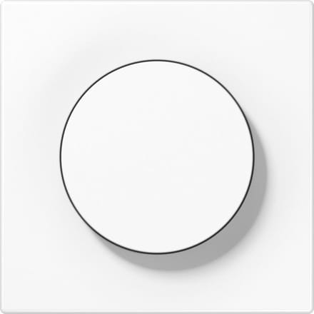 Jung LS Serie Rotary Dimmer Afdekking Alpine Wit - LS1740WW