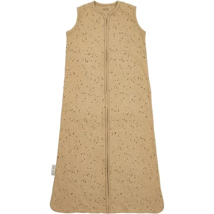 Meyco Baby Rib Mini Spot baby zomerslaapzak - toffee melange - 110cm - 0.3 TOG