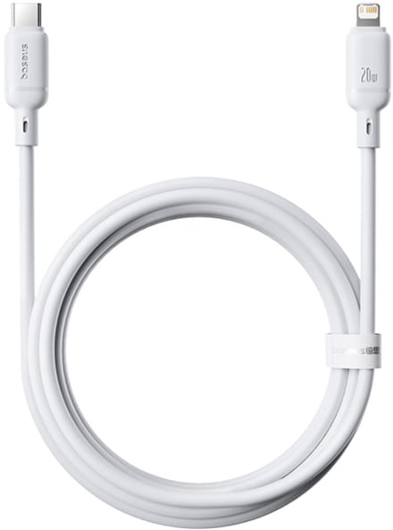 Baseus Silky Series oplaadkabel Type-C op iP 20W 2m Moon White