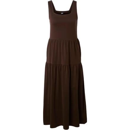Urban Classics - 7/8 Length Valance Summer Lange jurk - L - Bruin