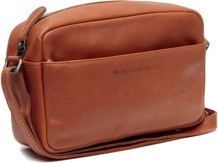 The Chesterfield Brand Schoudertas Arona Shoulderbag Cognac Bruine