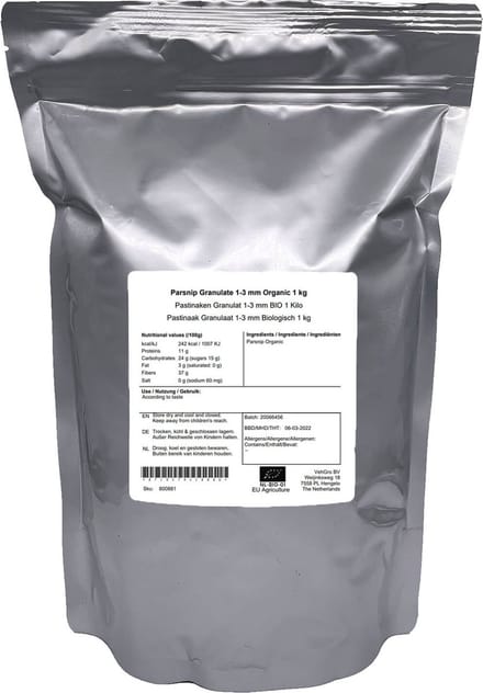 Pastinaak Granulaat 1-3 mm - 1 Kg - Holyflavours